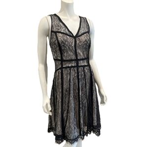 Torrid Black Lace Overlay Dress